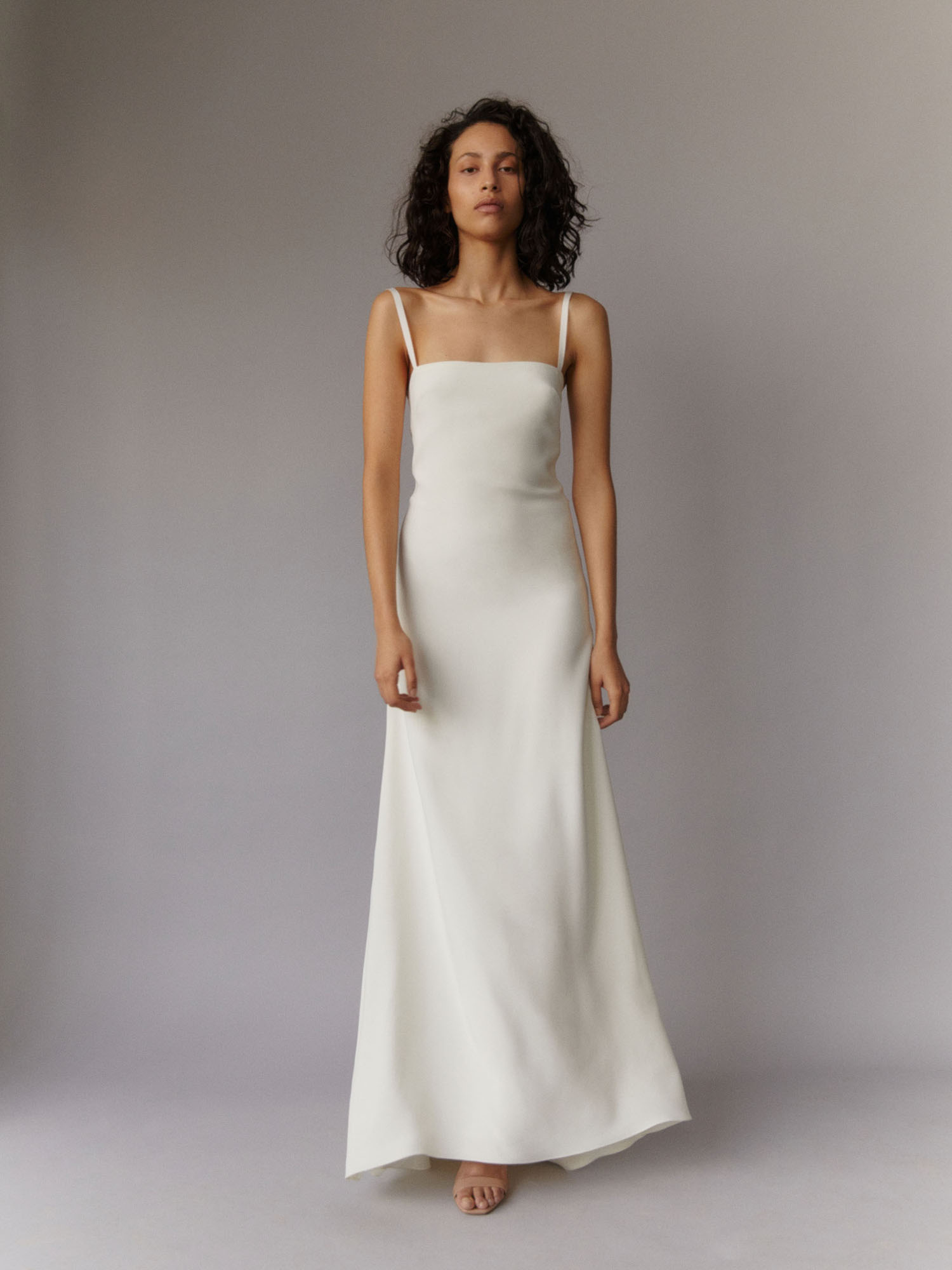 Liv 2023 slip wedding dress in buttery soft silk | FÉKIH